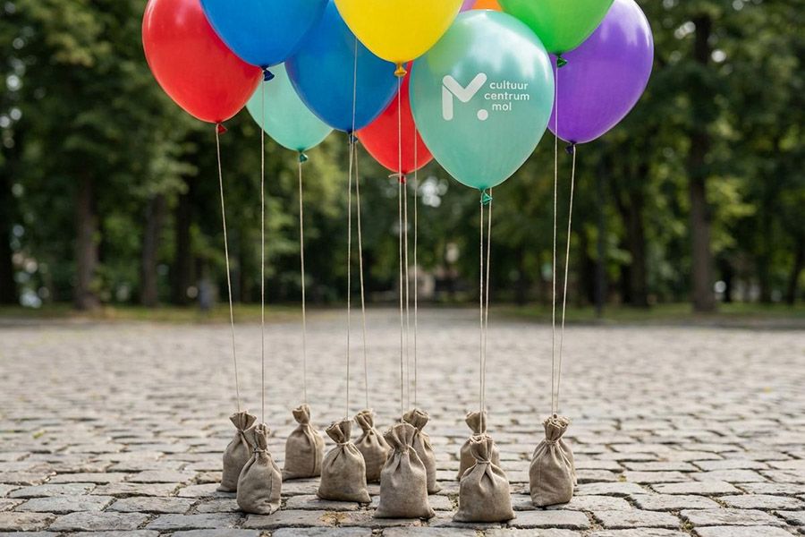 metallic ballon voor Cultuurcentrum Mol